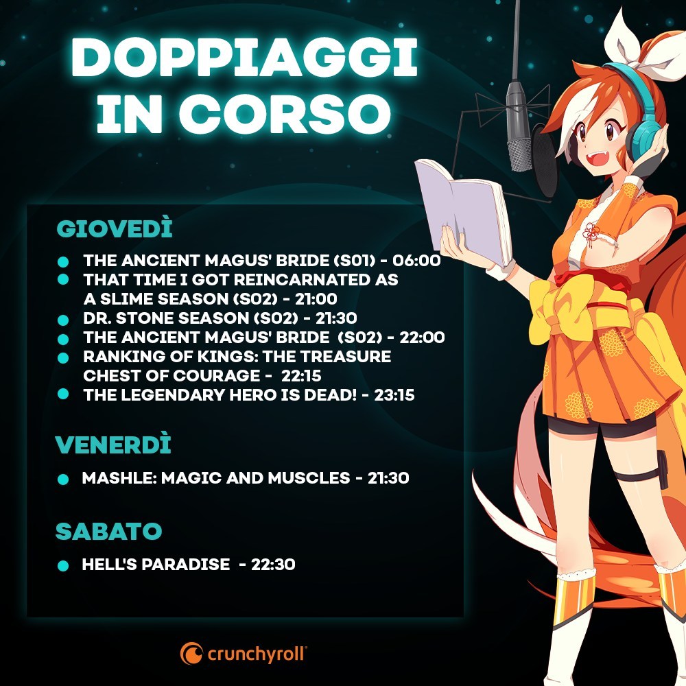 Crunchyroll - Doppiaggi italiani